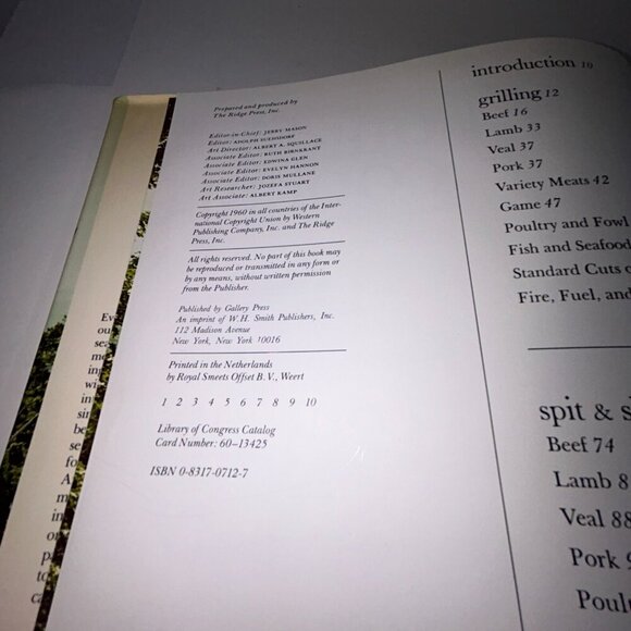 James Beard's Treasury of Outdoor Cooking, Hardcover, 1960 by Ridge Press Beard - Picture 10 of 12